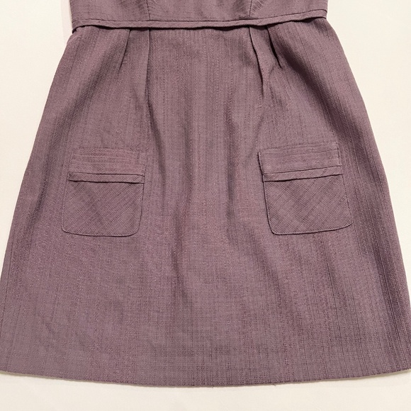 Milly Chain Necklace Halter Dress Purple Sz12 - Picture 2 of 12